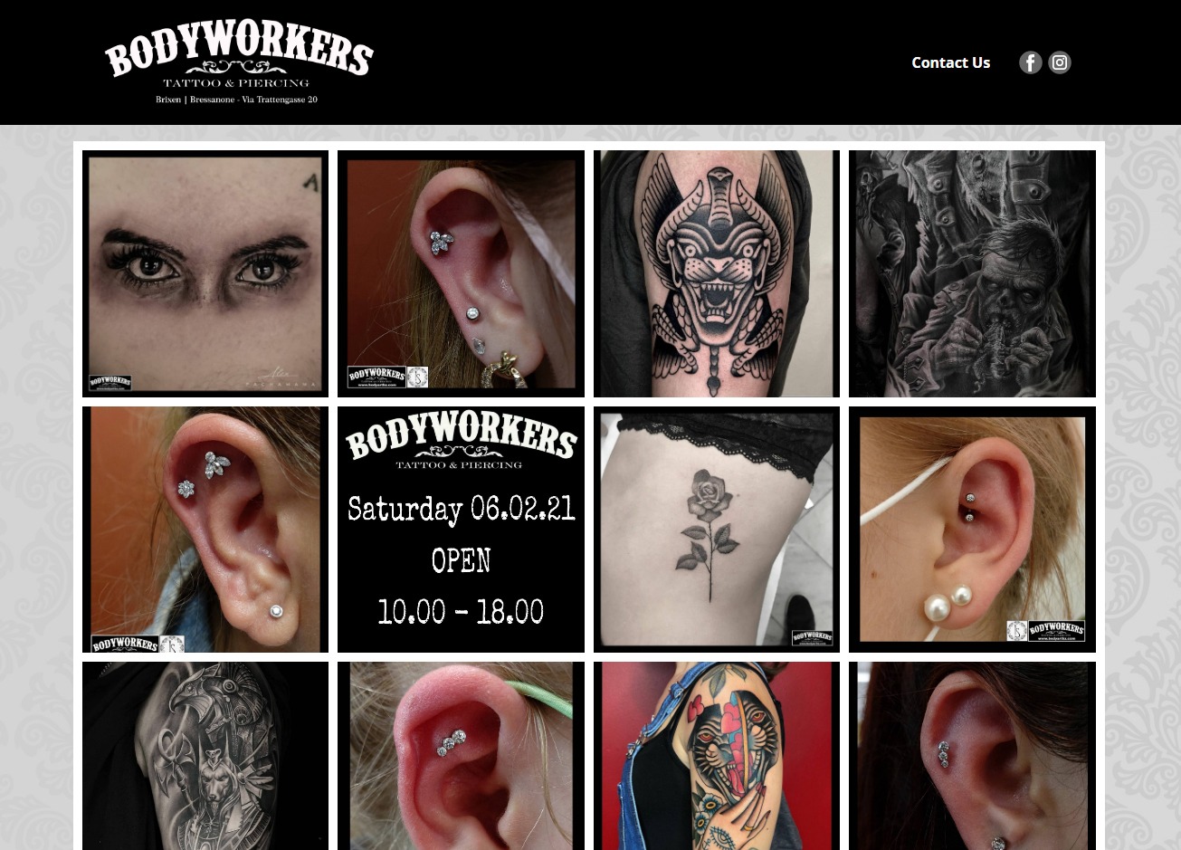 bodyworkers tattoo piercing brixen